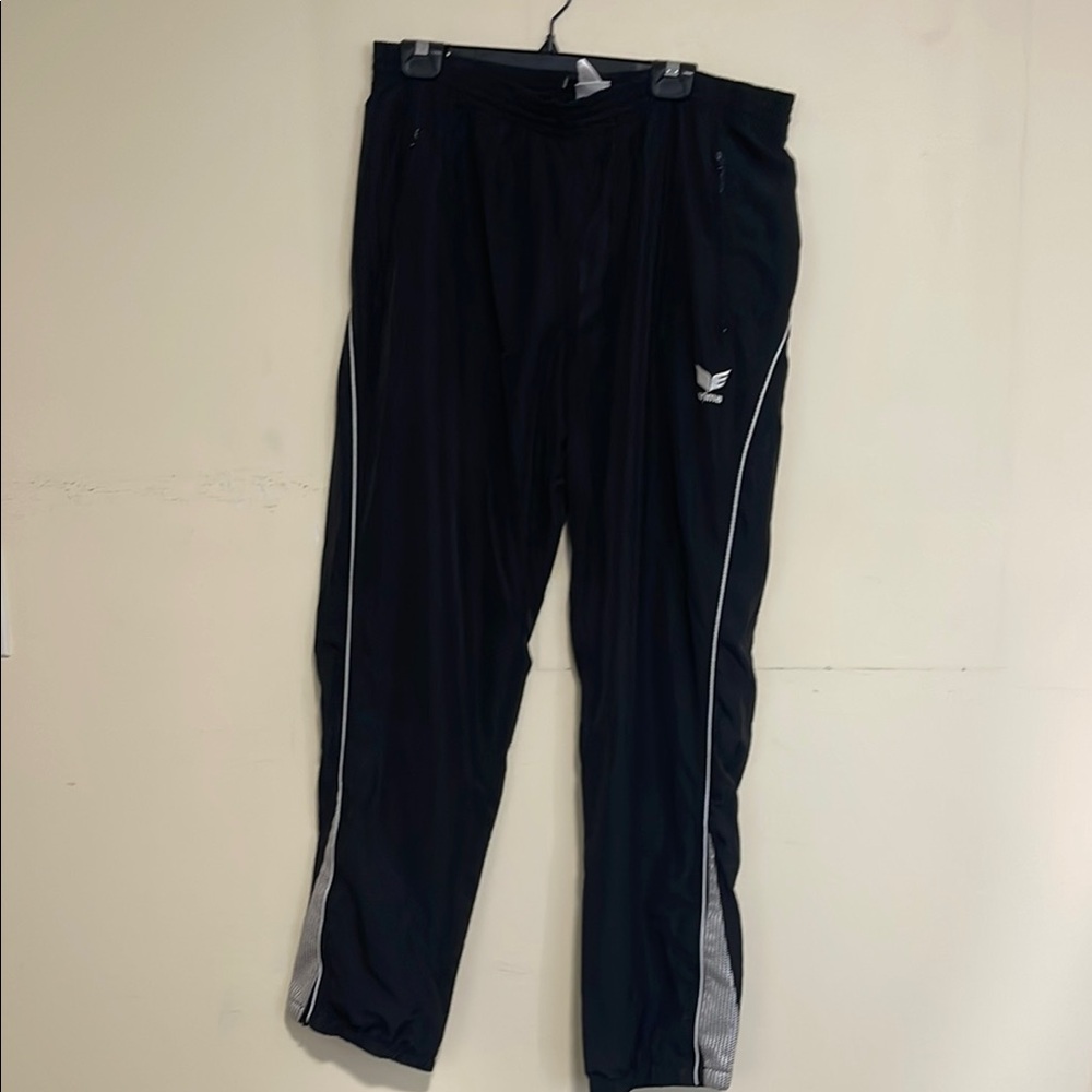 Reebok Black Sweatpants with Elastic Waistband